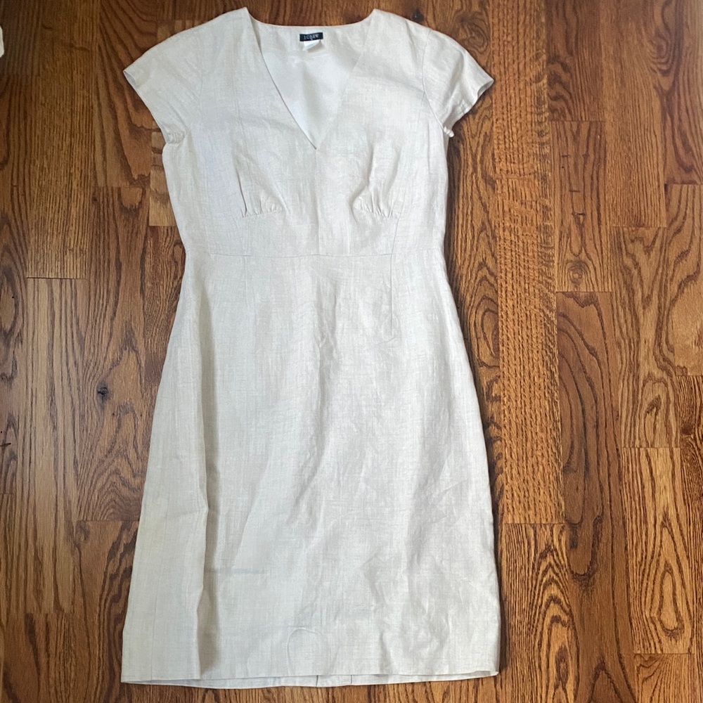 J. Crew Factory White Mini Dress